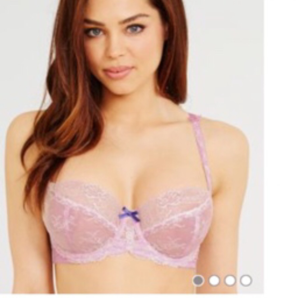ELLE MACPHERSON SWING LACE DEMI UNDERWIRE BRA 34DD